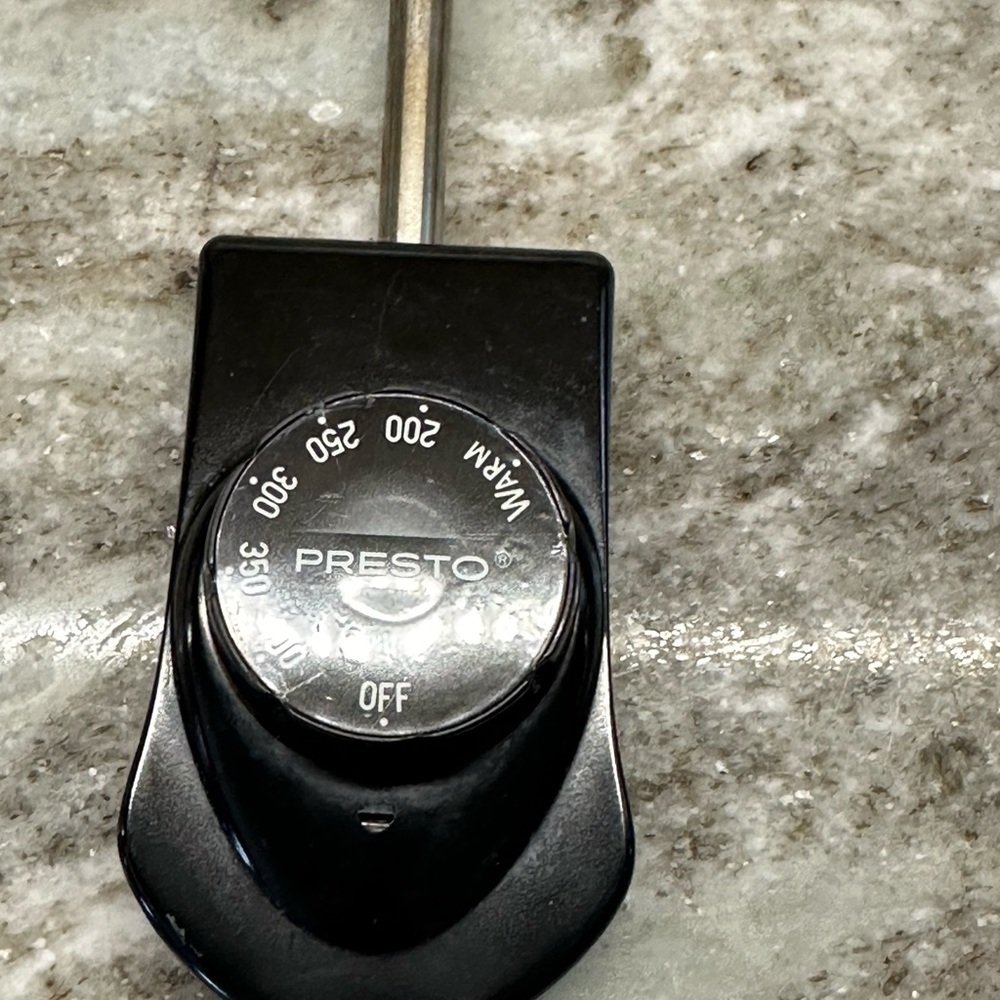 Presto Black Electric Temperature Control Dial - Picture 2 of 3
